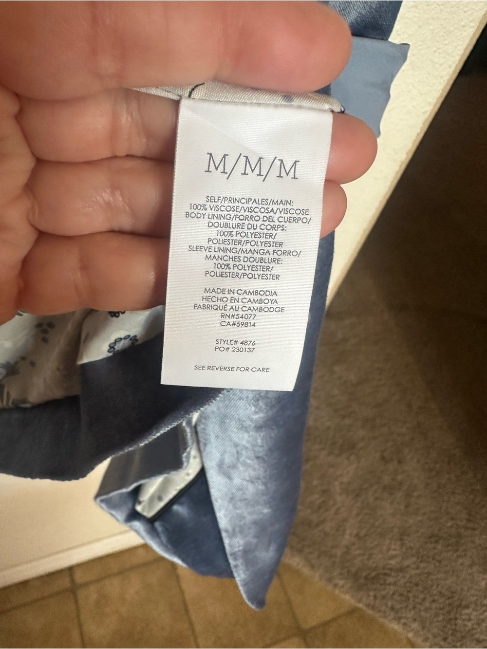 CAbi Light Blue Women's Blazer - no pants - Picture 9 of 10
